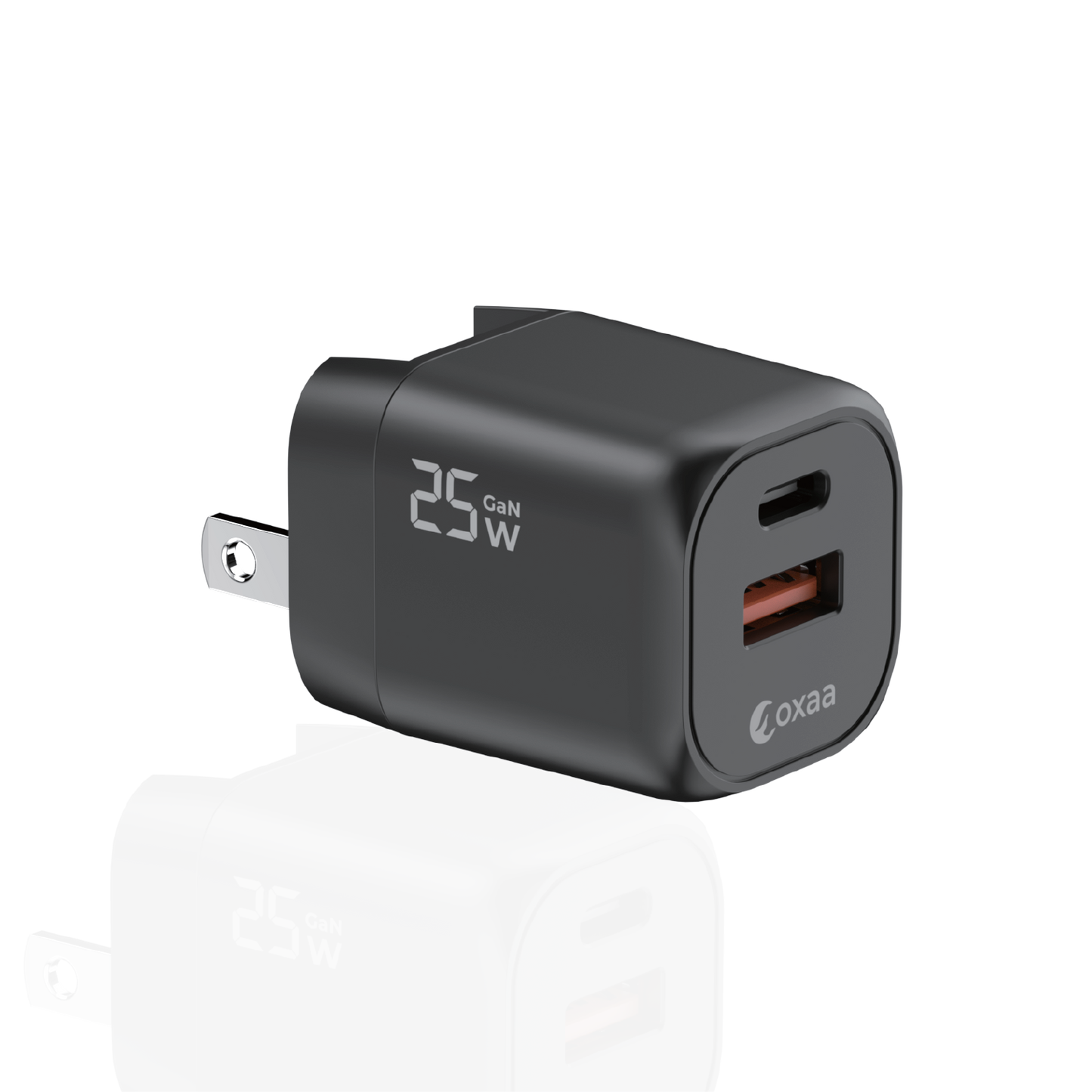 25W GaN 2 Port USB Wall Charger