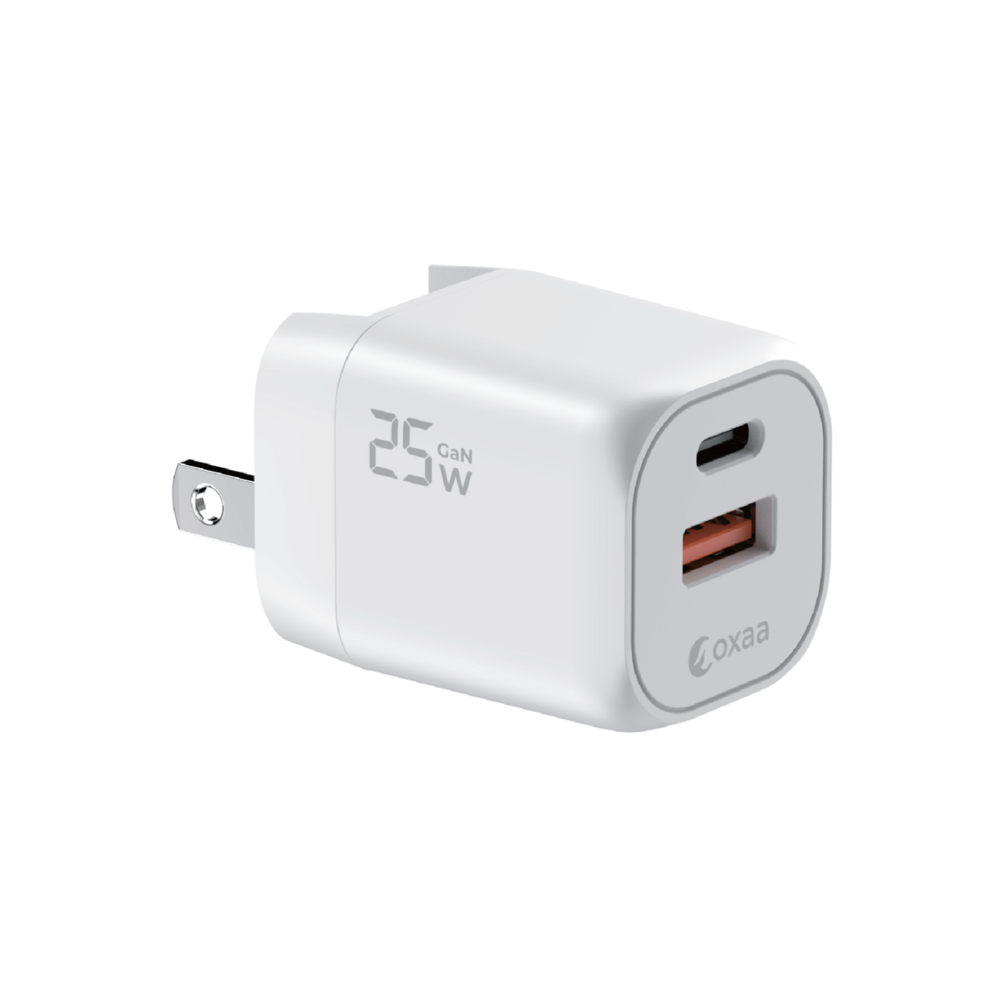 25W Fast Charging Bundle with GaN Charger – USB-C to USB-C & USB-A to USB-C Premium Cables