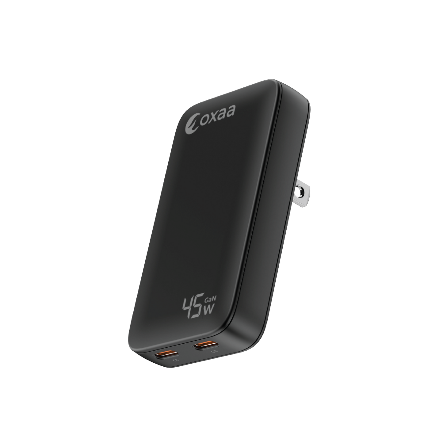 45W USB-C Fast Charging Bundle with Compact GaN Charger & 2 × USB-C to USB-C Premium Cables