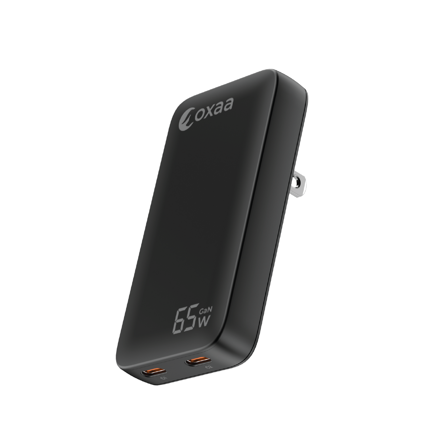 65W USB-C Fast Charging Bundle with Compact GaN Charger & 2 × USB-C to USB-C Premium Cables