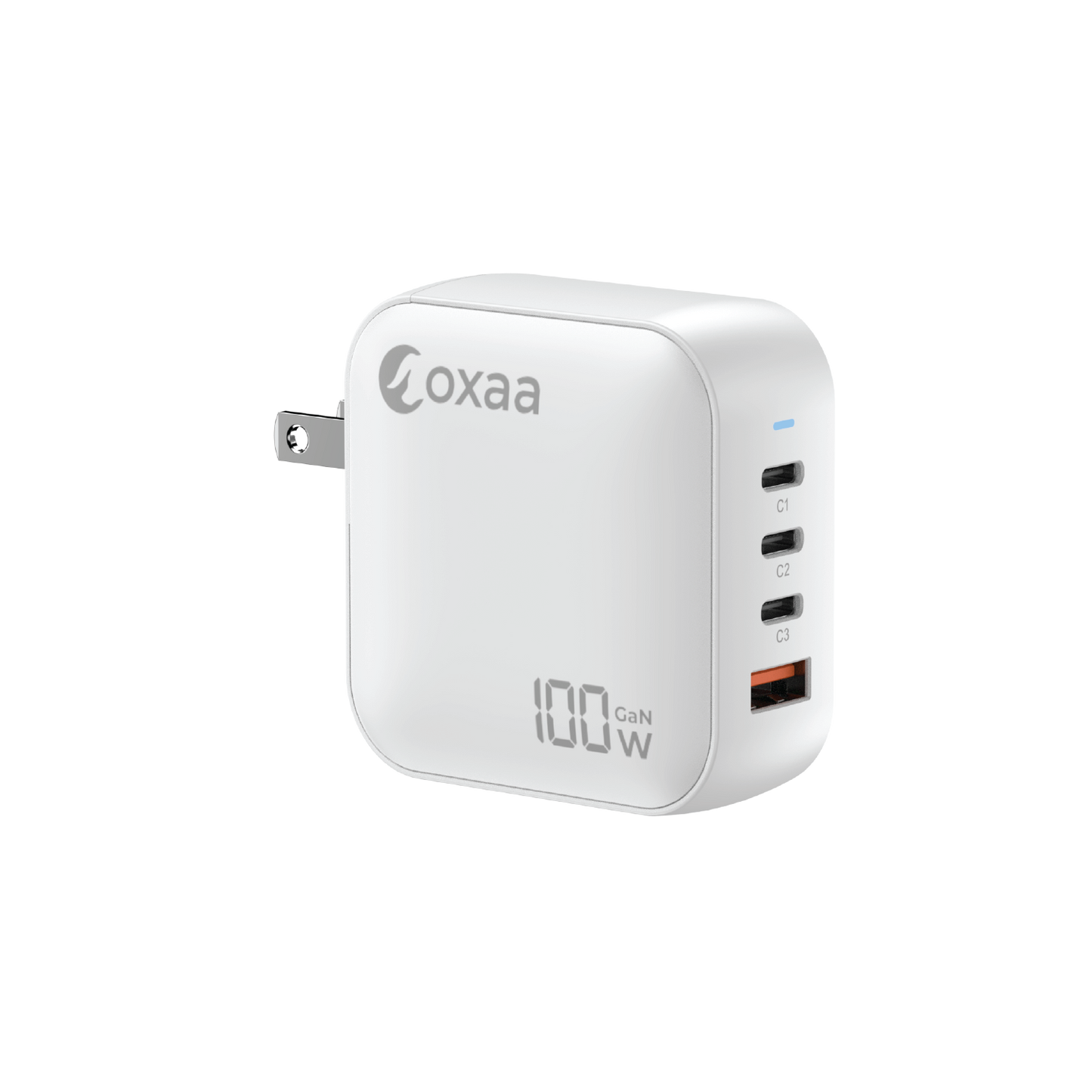 100W USB-C Fast Charging Bundle with Compact GaN Charger 3 × USB-C to USB-C & 1 x USB A to C Premium Cables