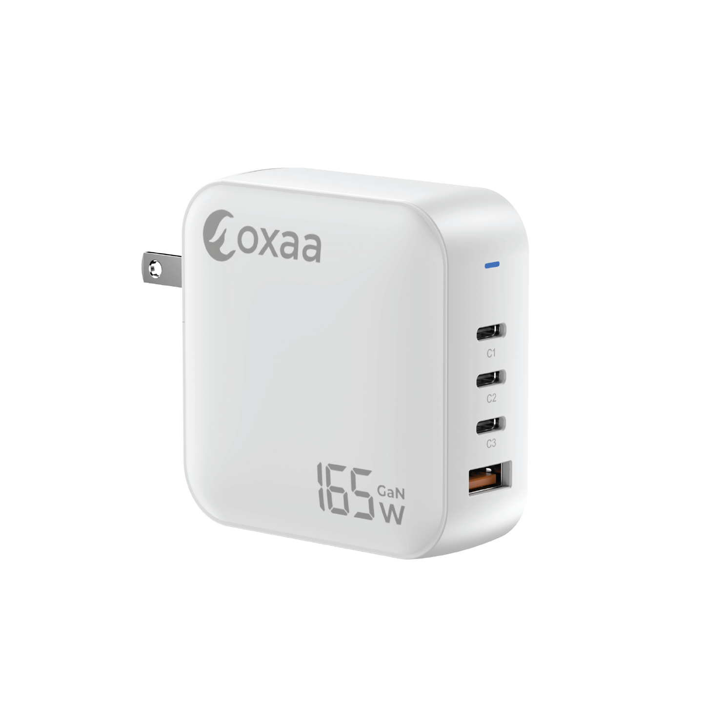 165W USB-C Fast Charging Bundle with Compact GaN Charger 3 × USB-C to USB-C & 1 x USB A to C Premium Cables