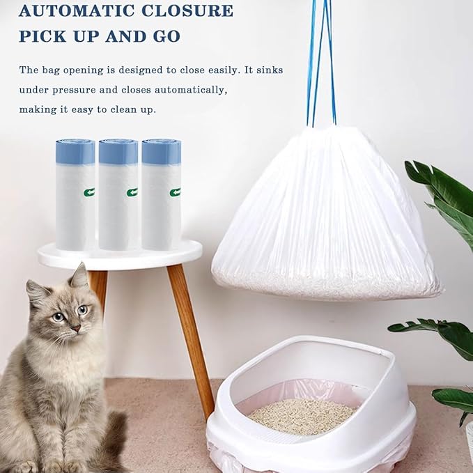 Cat Litter Box Replacement Liner Bags (3 pack)