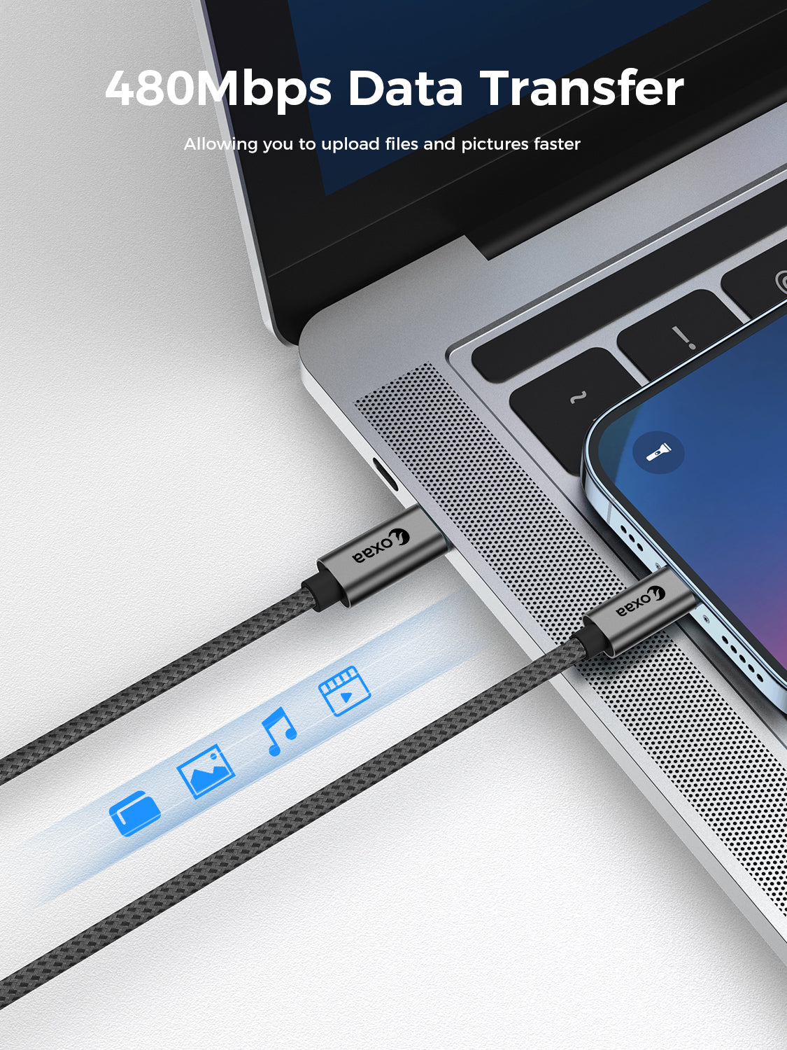 1 Meter (3.3 ft) USB C to Lightning Cable (30W, MFi Certified)