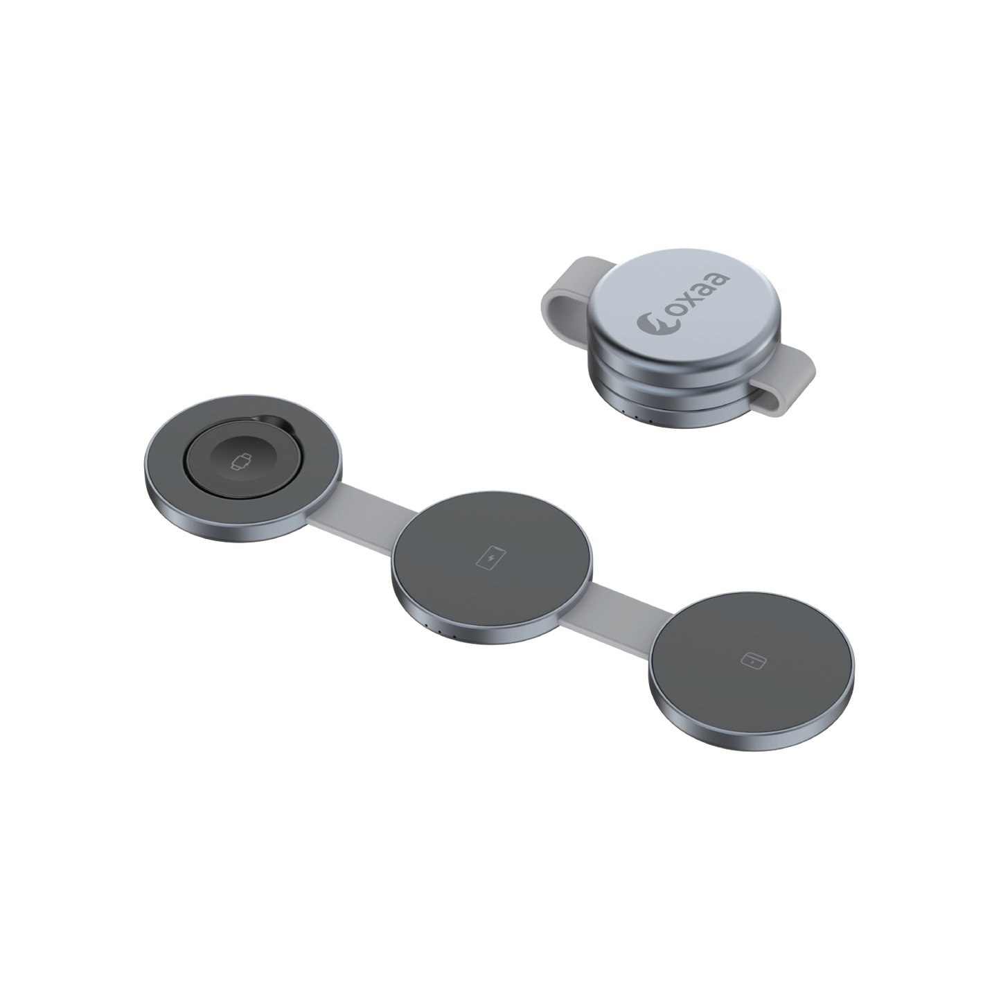 3-in-1 Foldable Wireless Charging Pad Bundle Designed for Samsung Compatible Devices