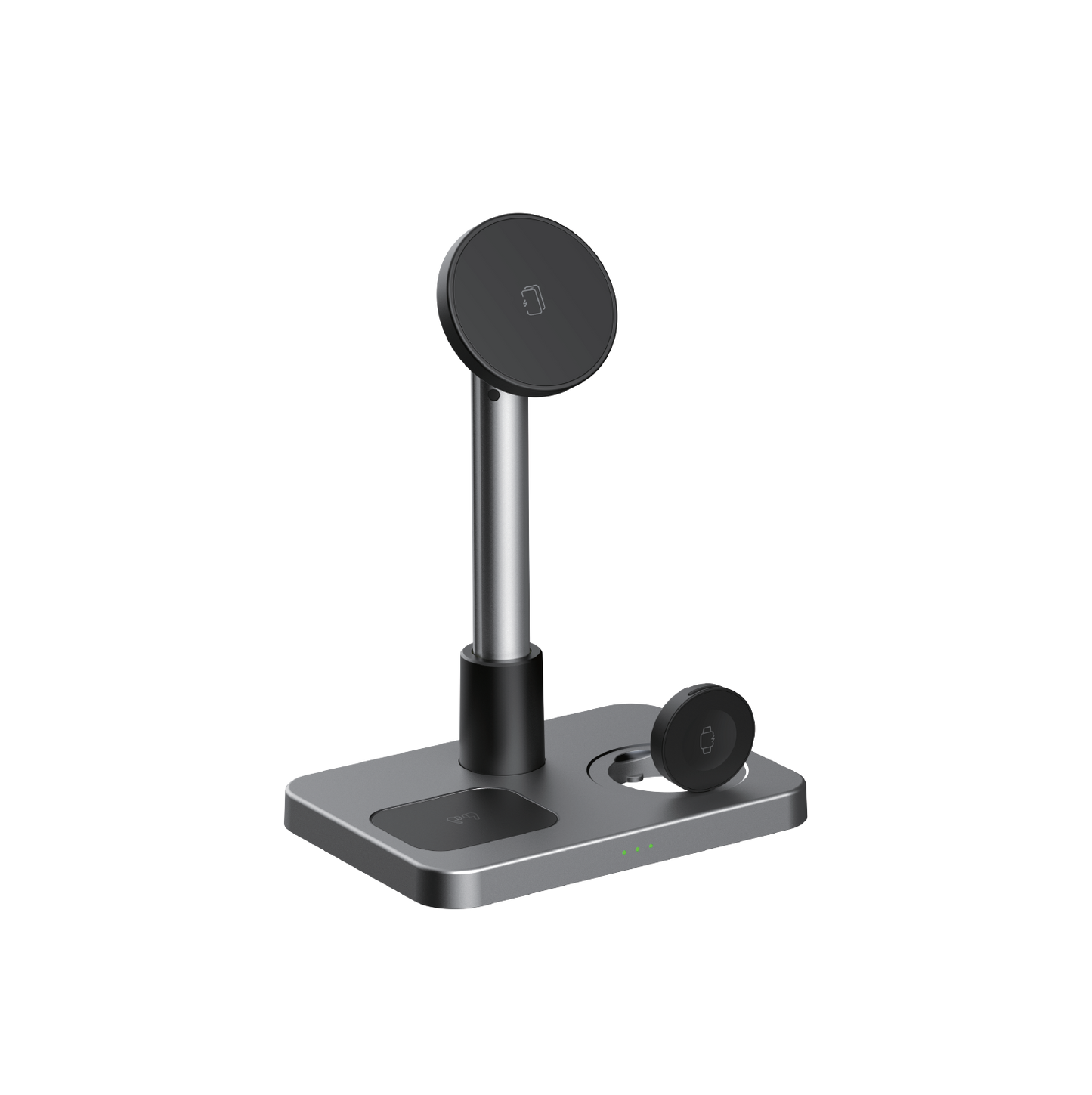 3-in-1 Adjustable Wireless Charging Stand Bundle Designed for Apple Compatible Devices