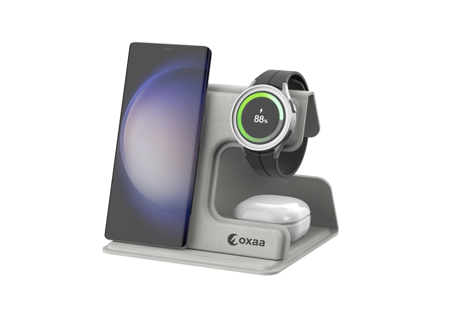 3-in-1 Foldable Wireless Charging Stand Bundle Designed for Apple Compatible Devices