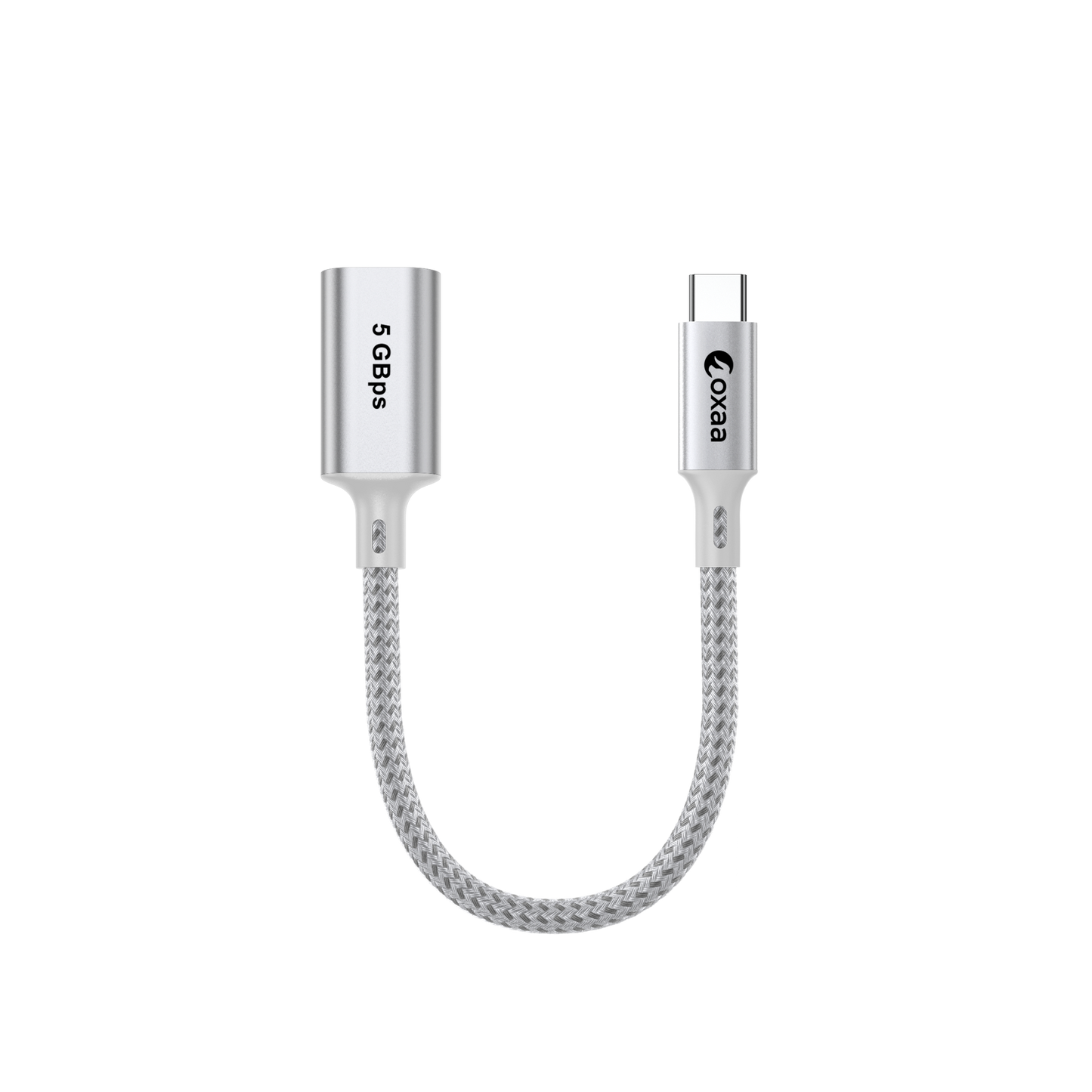 USB C Male to USB A Female Adapter - 2-Pack
