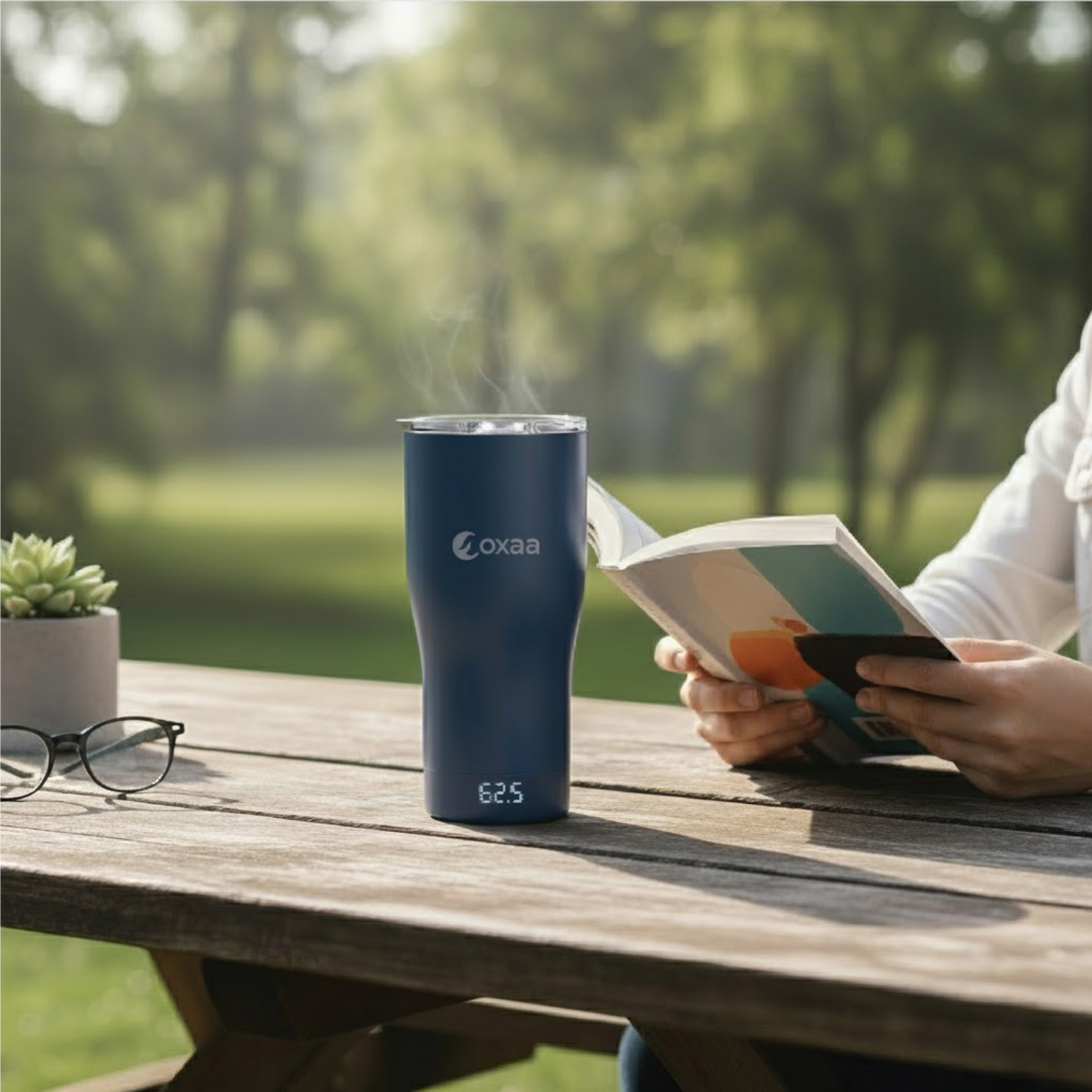 19oz Vacuum Insulated Heated Tumbler (Open Box)