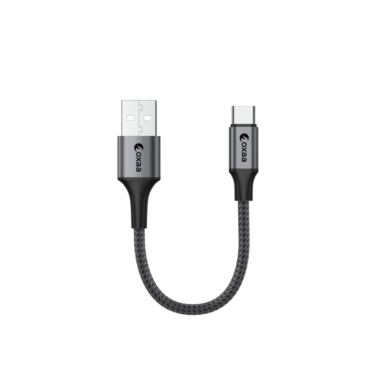 USB A to USB C Charging Cable - 1m (3.3ft), 2-Pack