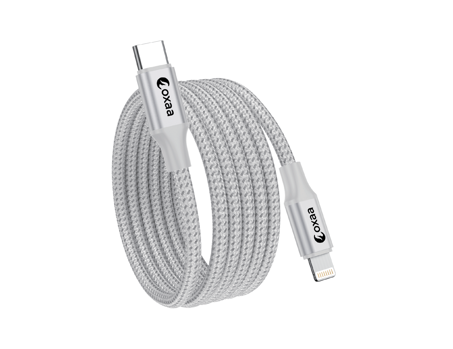 USB C to Lightning Charging Cable - 2m (6.6ft), 2-Pack