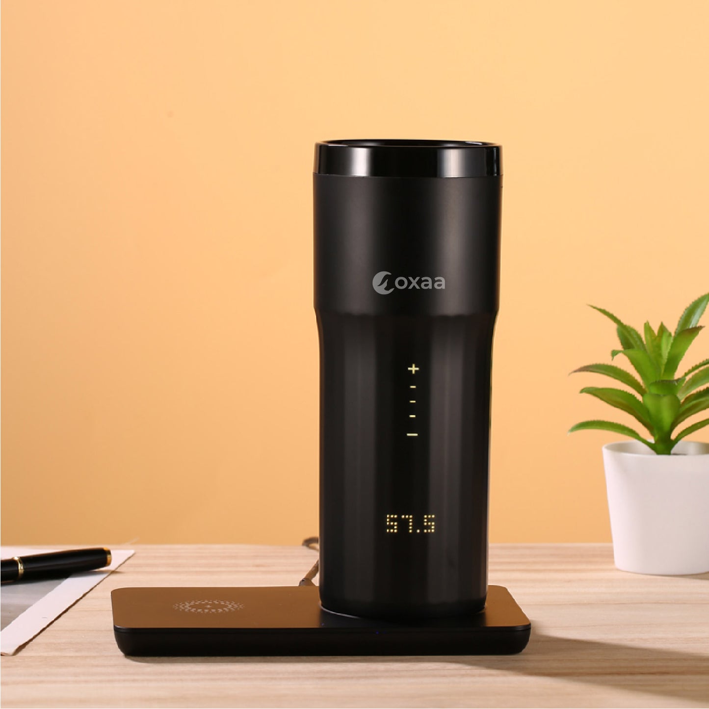 12oz Temperature Controlled Travel Mug With Wireless Charger